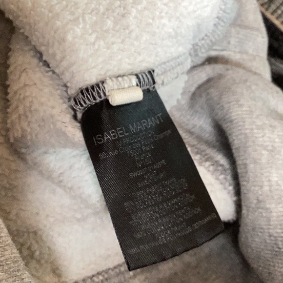 ISABEL MARANT ÉTOLIE Women Logo Gray and Pink Sweatshirt.size Medium - Picture 4 of 9